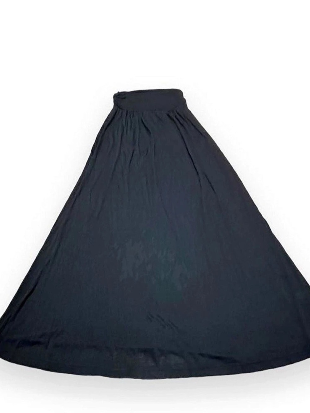 Casa Lee Maxi Dress in Black Rayon Size Small Like New